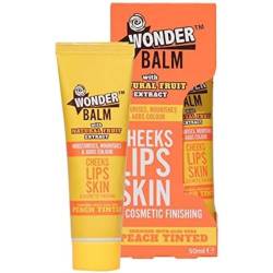 Wonder Balm - Handbalsam / Creme für Lippen, Hände und Nägel - angereichert mit Aloe Vera - pfirsichgetönt, 50 ml von Unbekannt