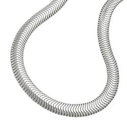 Schlangenkette 45 cm x 4 mm 925 Silber flach Damen Anhängerkette Kette Halskette Silberkette inkl. Schmuckbox von Unbespielt