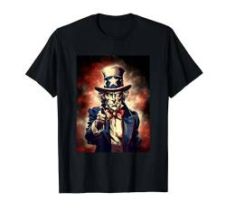 Uncle Sam bedruckt T-Shirt von Uncle Sam