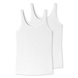 Uncover by Schiesser Damen 2PACK Trägertop Unterwäsche, Weiss, M von Uncover by Schiesser