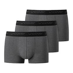 Uncover by Schiesser - Retro Shorts/Pant - 3er Pack (XL Dunkelgrau) von Uncover by Schiesser