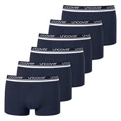 Uncover by Schiesser - Retro Shorts/Pant - 6er Pack (XL Dunkelblau) von Uncover by Schiesser