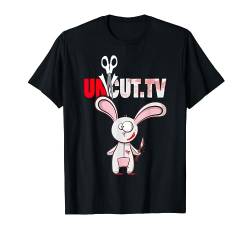 Cooles Uncut.TV Horror Hase Movie Reviews Outfit Uncut Film T-Shirt von UncutTV Merch