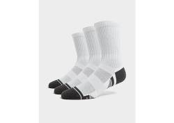 Under Armour 3 Pack HeatGear Tech Crew Socken - Damen, White von Under Armour