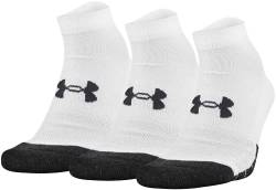 Under Armour Adult Performance Tech Low Cut Socks (3 and 6 Pack), White (3-Pairs), Large von Under Armour