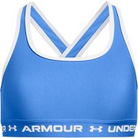Under Armour Crossback Mid Solid Sport-BH Mädchen in blau von Under Armour