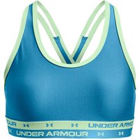Under Armour Crossback Solid Sport-BH Mädchen in blau, Größe: S von Under Armour