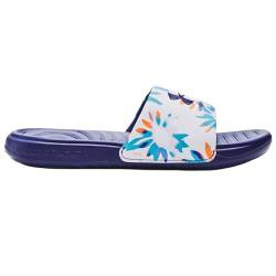 Under Armour Damen Ansa Graphic Fixed Strap Slide Sandale, (115) White/Sonar Blue/Sonar Blue, 39 EU von Under Armour