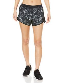 Under Armour Damen Fly by 2.0 Bedruckte Laufshorts Shorts, Schwarz (008)/reflektierend, Klein von Under Armour