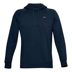 Under Armour Herren Kapuzenpullover Kapuzensweatshirt Rival Fleece Hoodie, Farbe:Navy, Größe:L, Artikel:-408 Navy von Under Armour