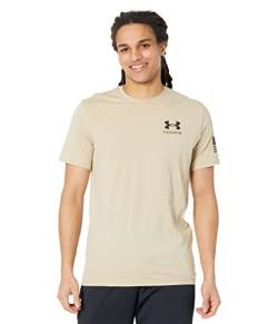 Under Armour Herren New Freedom Banner T-Shirt Hemd, Desert Sand (290)/Schwarz, XX-Large von Under Armour