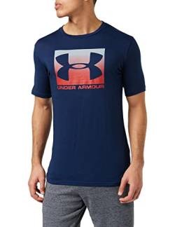 Under Armour Herren Sportstyle Kurzarm T-Shirt, Academy Blue (408)/Rot, 3XL/Tall von Under Armour