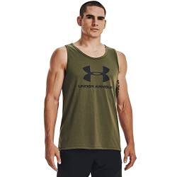 Under Armour Herren Sportstyle Logo Tank Weste, Marine Od Green, XXL von Under Armour