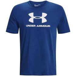 Under Armour Herren UA Sportstyle Logo SS T-Shirt, Blue Mirage/White/White, S von Under Armour