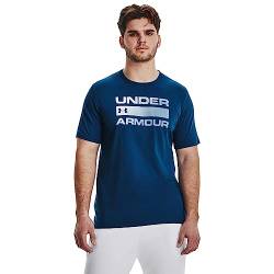 Under Armour Herren UA Team Issue Wordmark SS T-Shirt, blau, M von Under Armour
