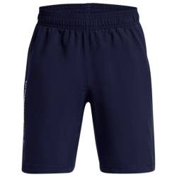 Under Armour - Kid's Woven Wordmark Shorts - Shorts Gr S blau von Under Armour