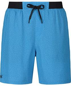 Under Armour Men's Standard Comfort Swim Trunks, Shorts with Drawstring Closure & Full Elastic Waistband, SP22 Cruise Blue-3, LG von Under Armour