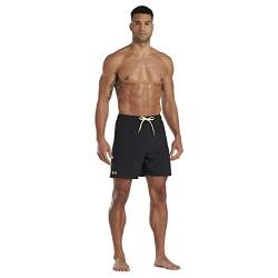 Under Armour Men's Standard Compression Lined Volley, Swim Trunks, Shorts with Drawstring Closure & Elastic Waistband, Black, LG von Under Armour