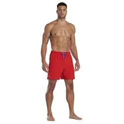 Under Armour Men's Standard Compression Lined Volley, Swim Trunks, Shorts with Drawstring Closure & Elastic Waistband, RED, XL von Under Armour