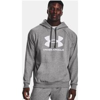 Under Armour Rival Logo Hoody Herren in grau, Größe: XL von Under Armour