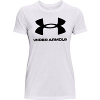 Under Armour Sportstyle Logo T-Shirt Damen in weiß, Größe: XL von Under Armour
