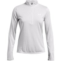 Under Armour Tech Half-Zip Twist Longsleeve Damen in grau von Under Armour