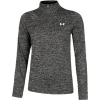 Under Armour Tech Half-Zip Twist Longsleeve Damen in schwarz, Größe: XL von Under Armour