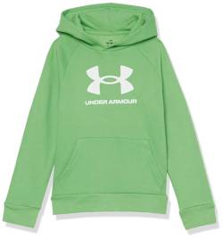 Under Armour UA Rival Fleece BL Hoodie Jungen, Neo Turquoise / / White, M von Under Armour