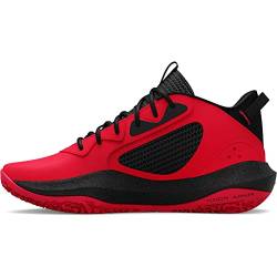 Under Armour Unisex Grade School Ua Lockdown 6 Basketball Shoes Court Performancence, Red, 35.5 EU von Under Armour