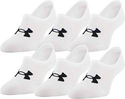 Under Armour Women's Breathe Lite Ultra Low Socks, 6-Pairs, White, Medium von Under Armour