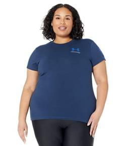Under Armour Women's New Freedom Banner T-Shirt , Academy Blue (408)/Royal , Large von Under Armour