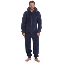 Mens Onezee Snuggle Fleece Onesie 31B1481 Navy L-XL von Undercover