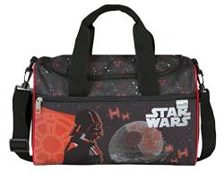 Undercover Sporttasche Star Wars für Jungen 10L | Kleine Reisetasche und Kindertasche mit abnehmbaren und verstellbaren Schultergurt | Starwars Darth Vader in schwarz optional personalisiert mit Namen von Undercover