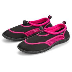 Undercover Wasserschuhe für Kinder und Erwachsene, Neopren, mit Griffen, Damen Schwarz Pink, 37 EU von Undercover