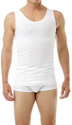 (Small 80cm - 90cm Chest, White) - Underworks FTM Gynecomastia Ultimate Chest Binder Tank 997 von Underworks