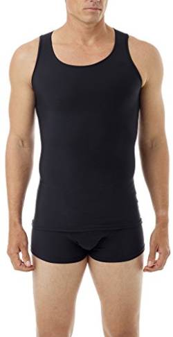 Underworks Herren Mikrofaser Kompression Ärmelloser Top M Schwarz von Underworks