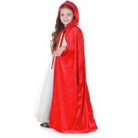 Underwraps Kostüm Rotkäppchen Umhang für Kinder, Märchenhafter Umhang für Karneval und Fasching von Underwraps