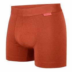 Undiemeister Herren Boxershorts aus Baumwolle/Mellowood - Premium Unterhosen für Männer - Atmungsaktive Boxershorts für optimalen Komfort - Canyon Dust - Große XXL von Undiemeister