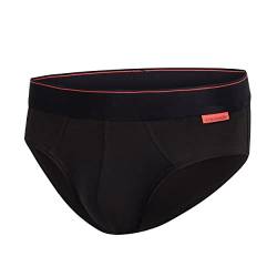 Undiemeister Herren Slips aus Mellowood - Premium Unterhosen für Männer - Atmungsaktive Slips für optimalen Komfort - Volcano Ash - Große XL von Undiemeister