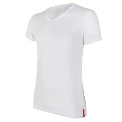 Undiemeister Herren T-Shirt aus Mellowood - Komfortables und stylisches Baumwolle T-Shirt für Männer - Arbeits- & Basic T-Shirts - Atmungsaktiv und Temperaturregulierend - Chalk White - Große XL von Undiemeister