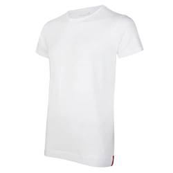 Undiemeister Herren T-Shirt aus Mellowood - Komfortables und stylisches Baumwolle T-Shirt für Männer - Arbeits- & Basic T-Shirts - Atmungsaktiv und Temperaturregulierend - Chalk White - Große XL von Undiemeister