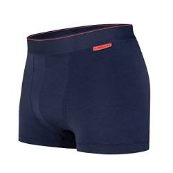 Undiemeister Herren Trunks aus Bio Baumwolle/Mellowood - Premium Unterhosen für Männer - Atmungsaktive Trunks für optimalen Komfort - Storm Cloud - Große XL von Undiemeister