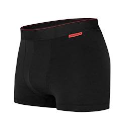 Undiemeister Herren Trunks aus Bio Baumwolle/Mellowood - Premium Unterhosen für Männer - Atmungsaktive Trunks für optimalen Komfort - Volcano Ash - Große XL von Undiemeister