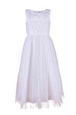 Une Hautre Couture Edel Kommunionkleid Kommunion Kleid Hochzeitskleid Ivory (164-14A) von Une Hautre Couture