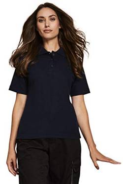 Damen Polohemd Kurzärmelig Freizeit Freizeit T-shirt Top Sport Works Arbeitskleidung - Marine, XL von Uneek clothing