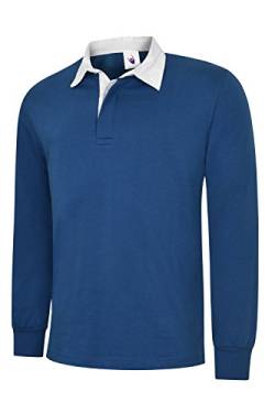 UC402 – Klassisches Rugby-Shirt (280 g/m²) – Marineblau – Größe L von Uneek clothing