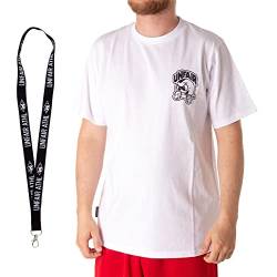 Unfair Athletics Shirt - Herren T-Shirt - Limited Schlüsselband (XL, 004white) von Unfair Athletics
