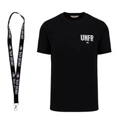Unfair Athletics T-Shirt - Herren Shirt - Limited Schlüsselband (M, 004black) von Unfair Athletics