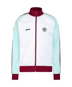 Unfair Athletics Tow Side Tracktop Sweatjacke Herren white burgundy XL von Unfair Athletics