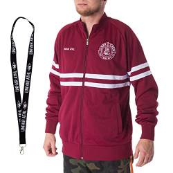 Unfair Athletics Trainingsjacke - Sportjacke - Limited Schlüsselband (L, burgundy) von Unfair Athletics